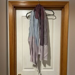 Block multi-color scarf/wrap